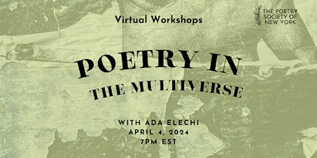 PSNY Virtual Workshop: Poetry in the Multiverse primary image