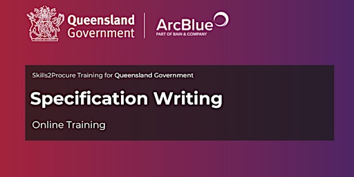Imagen principal de QLD Government | Specification Writing