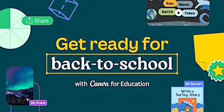 Imagen principal de Get ready for Back to School with Canva for Education