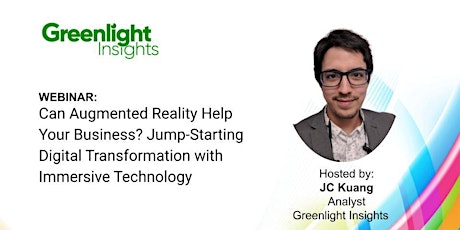 Webinar: Can Augmented Reality Help Your Business? Jump-Starting Digital Transformation with Immersive Technology primary image