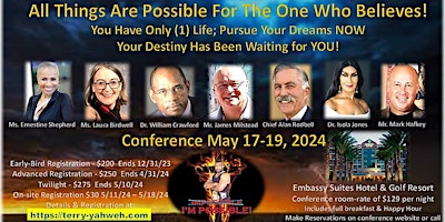 All Things Are Possible For The One Who Believes Conference primary image