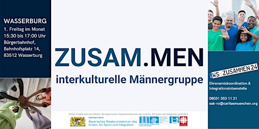 Hauptbild für Zusam.Men - interkulturelle Männergruppe Wasserburg