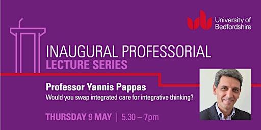 Imagem principal do evento Inaugural professorial lecture of Professor Yannis Pappas