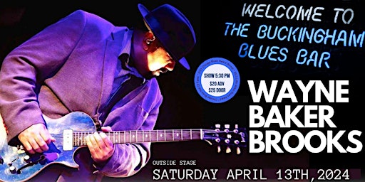 Imagem principal do evento An Evening Of Chicago Blues with Wayne Baker Brooks