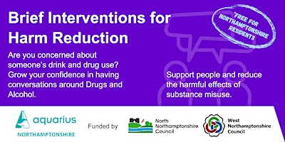 Brief Interventions for Harm Reduction (Northamptonshire, UK) primary image