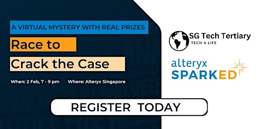 Alteryx escape room challenge with SG Tech Tertiary primary image