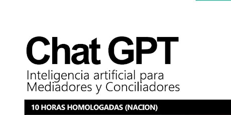 Imagem principal do evento Chat GPT - Inteligencia Artificial para Mediadores y Conciliadores