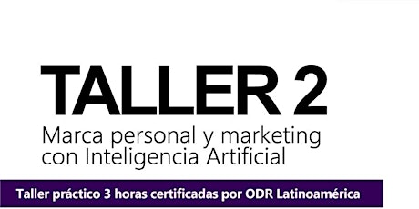 Imagem principal do evento 2da edición - Marca personal y marketing con IA