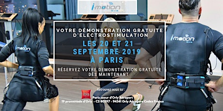 Image principale de [PARIS] Démo GRATUITE d'électrostimulation par i-motion - Septembre 2019