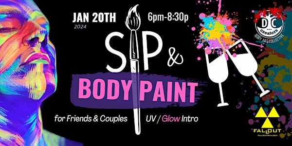 Sip & Body Paint - UV Glow Intro (for Friends & Couples
