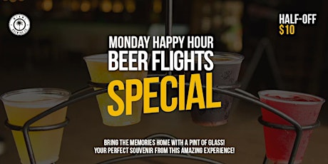 Mondays ALL DAY Half-Off Beer Flights at Miami Brewing Company!