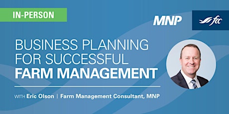 Business planning for successful farm management - Brandon, MB