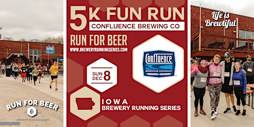Immagine principale di 3k Winter Beer Run x Confluence Brewing | 2024 Iowa Brewery Running Series 