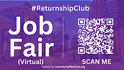 #ReturnshipClub Virtual Job Fair / Career Expo Event #SaltLake