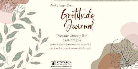 Imagem principal do evento Make Your Own Gratitude Journal