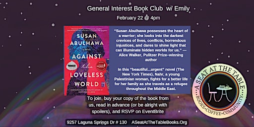 General Interest Book Club w/ Emily: Against the Loveless World primary image