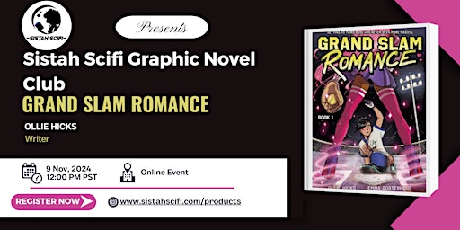 [SISTAH SCIFI GRAPHIC NOVEL CLUB] Grand Slam Romance by Ollie Hicks primary image