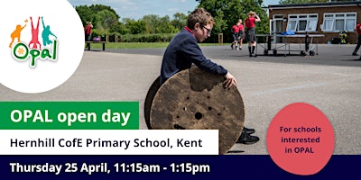 Imagem principal do evento NEW interest schools: OPAL school visit, Hernhill CofE Primary School, Kent