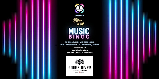 Music Bingo at Rouge River Brewing Co. primary image