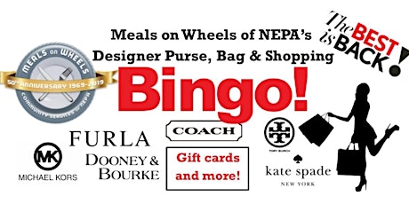 Meals on Wheels of NEPA's Designer Purse, Bag & Shopping BINGO! primary image