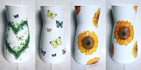 Decoupage Summer Vase Workshop - Ballymoney