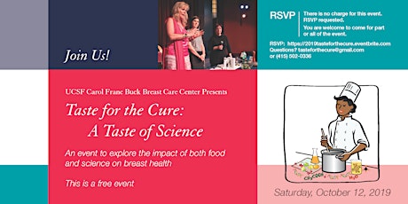 Taste for the Cure 2019: A Taste of Science (You may still sign up at the event) primary image