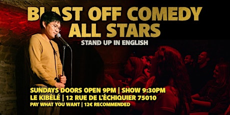 English Stand Up Comedy - Sundays - Blast Off Comedy All Stars