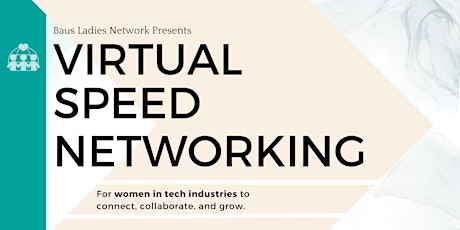 Speed Networking For Women In Tech