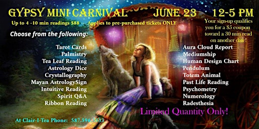 Imagem principal do evento Gypsy Mini Carnival