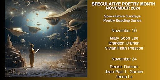 Image principale de Speculative Sundays Readings for Speculative Poetry Month