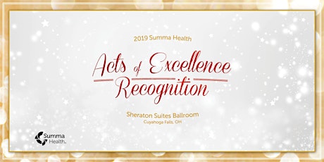 2019 Summa Health Acts of Excellence Recognition primary image