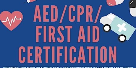 AED/CPR/ First Aid Certification primary image