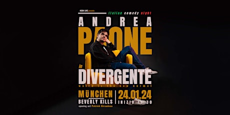 Immagine principale di Divergente by Andrea Paone | Stand Up Comedy Night @MÜNCHEN 