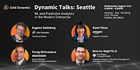 Dynamic Talks: Seattle "ML and Predictive Analytics in the Modern Enterprise" primary image