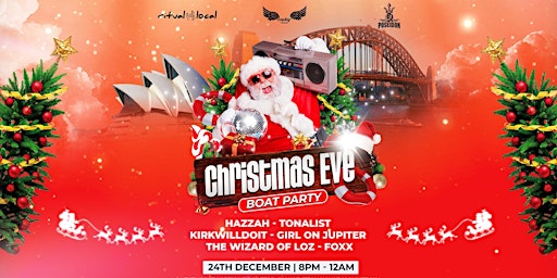 Christmas Eve Boat Party - Open Air Rooftop primary image