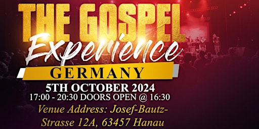Hauptbild für The Gospel Experience Germany 2024