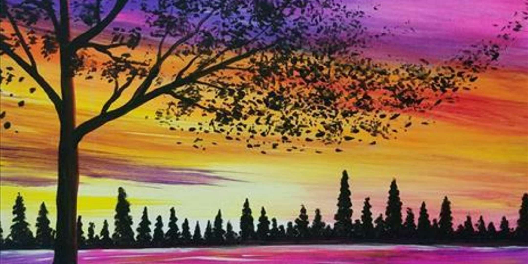 Glow at Sunset - Paint and Sip by Classpop!\u2122