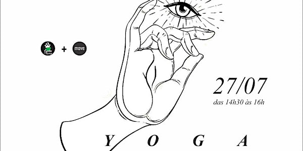 Aula solidária de  Yoga no Centro de Tradições Veganas