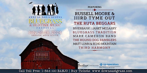Imagem principal do evento 51st Annual Nova Scotia Bluegrass & Oldtime Music Festival