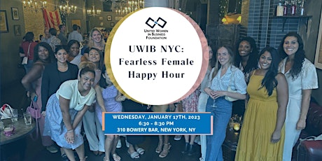 Hauptbild für UWIB NYC: Fearless Female Happy Hour 2024