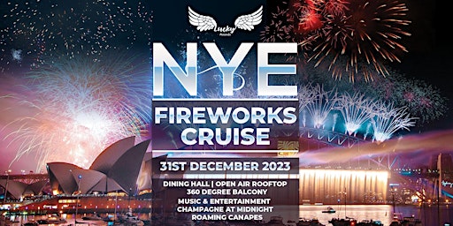 Lucky Presents - NYE Fireworks Cruise | Open Air Rooftop | All Inclusive primary image