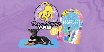 Imagen principal de Rescue Puppy Yoga @ Celestial Beerworks The Satellite