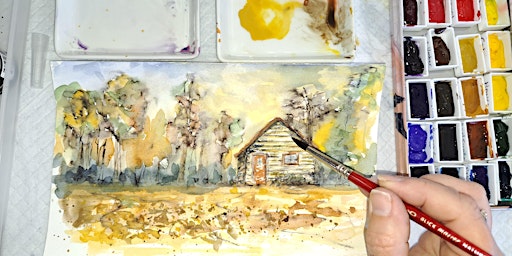 Primaire afbeelding van Monthly Watercolor Workshop