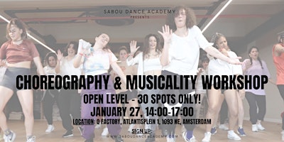 Immagine principale di Choreography & Musicality WORKSHOP 