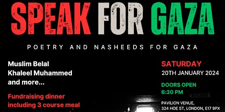 Speak for Gaza primary image