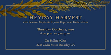 Imagem principal do evento Heyday Harvest: Celebrating 45 Years of Publishing SOLD OUT / WAITLIST OPEN