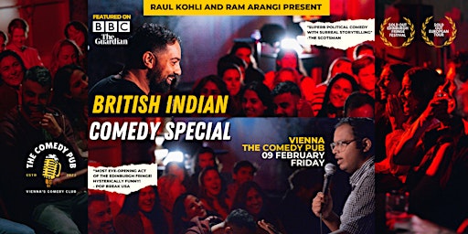 British Indian Comedy Special - Vienna - Stand up Comedy in English primary image