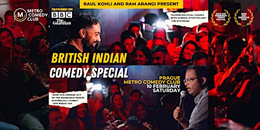 British Indian Comedy Special - Prague- Stand up Comedy in English primary image