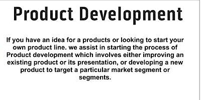 Business Enhancement Series presents................Product Development primary image