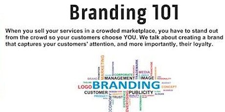 Business Enhancement Series presents................Branding 101